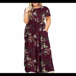 🆕Plus Size Maxi Dress with Pocket